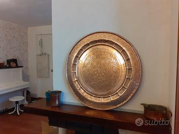 Vassoio marocchino grande in rame massiccio - inci