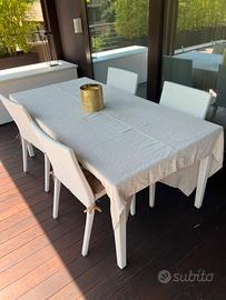 Tavolo in rattan per terrazzi / esterni / giardino