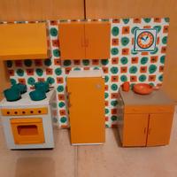cucina delle bambole vintage