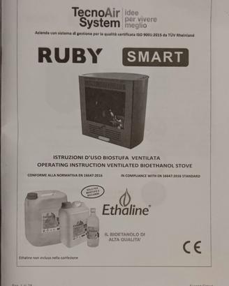 Stufa Ventilata a Bioetanolo