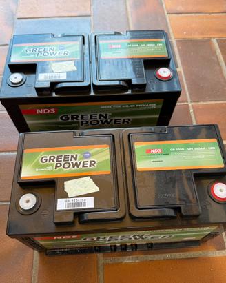 Due batterie NDS camper 100 Ah