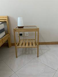 Letto matrimoniali ikea e due comodini