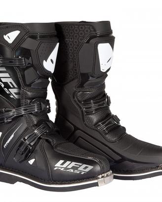 Stivali motocross UfoTyphoon da bambino neri