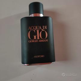 boccia vuota profumo Acqua di Giò 