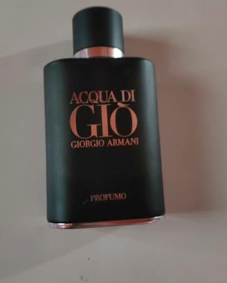 boccia vuota profumo Acqua di Giò 