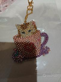 Portachiavi con gatto fatti a mano