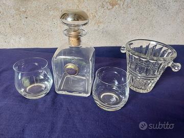 Bottiglia per liquore con finiture in argento