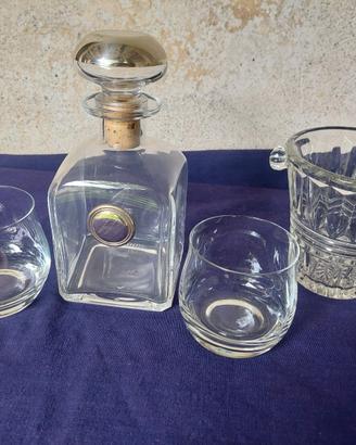 Bottiglia per liquore con finiture in argento