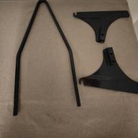 Sissy Bar Nero  Harley Davidson di After Market