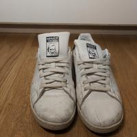Adidas Stan Smith bianche e blu