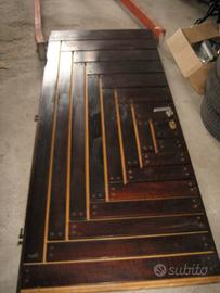 porta ingresso in legn massiccio 205x85x9,5cm