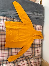 FELPA CON CAPPUCCIO GIALLA PULL&BEAR