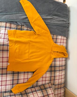 FELPA CON CAPPUCCIO GIALLA PULL&BEAR