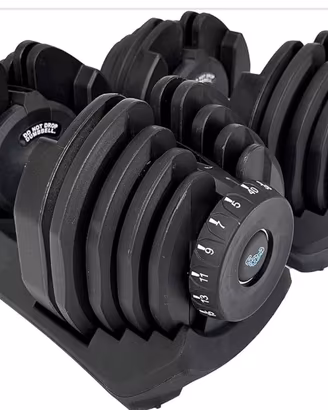 BRAINGAIN Set di Manubri Regolabili 17 in 1 , 40kg