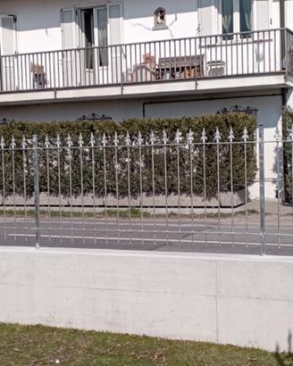 Recinzione in ferro zincata con punta di lancia