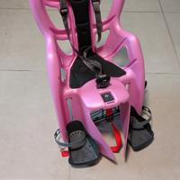 Seggiolino bici rosa
