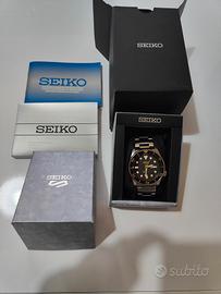 Seiko 5 sport diver black/gold