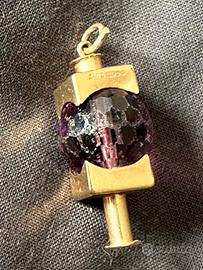 Pendente design 70 in oro e ametista