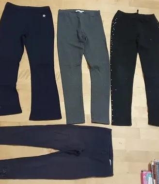 5 leggings da bambina | Taglia 134-140 (9-10 anni)