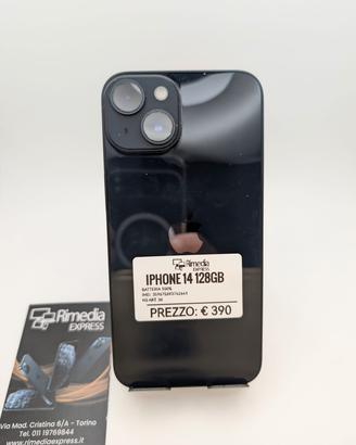 iPhone 14 128GB nero usato garanzia 