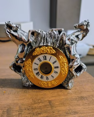 Orologio da tavolo in Argento 