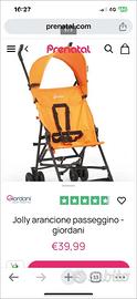 Passeggino leggero Giordani