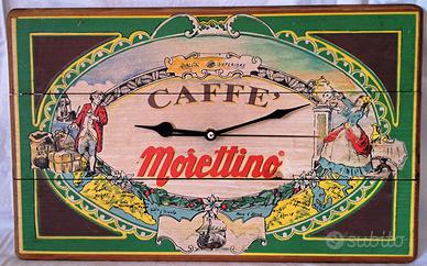 Orologio pubblicitario Caffè Morettino - Legno