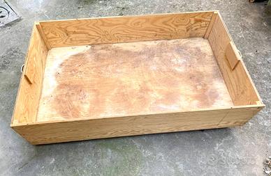 Cassa contenitore in legno