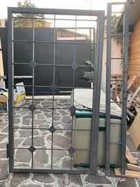 Cancelletto 90 x160 e controbattuta 20x 170