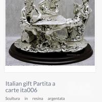 Scultura in resina argentata Euro 250