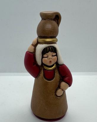 Portatrice d'acqua Presepe Classico Thun Rosso