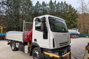 Iveco Eurocargo 75E18 con gru e ribaltabile 