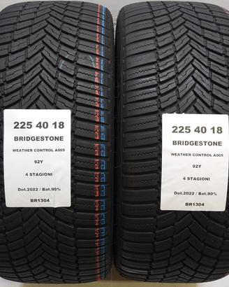 2 GOMME 225 40 18 BRIDGESTONE BR1304