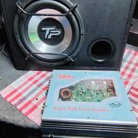 subwoofer 25 cm e amplificatore 