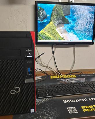 ⭐Pc Fisso Fujitsu-IntelCore I3-8gen-ssd256gb-win11
