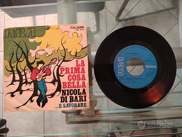 45 giri Nicola di Bari - La prima cosa bella