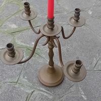 candelabro vintage in ottone 