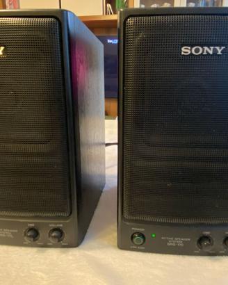Casse acustiche attive Sony mini monitor SRS 170