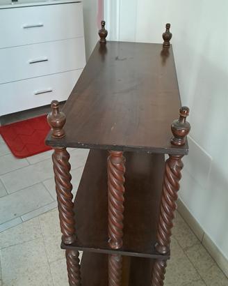 mobiletto in legno 3 piani