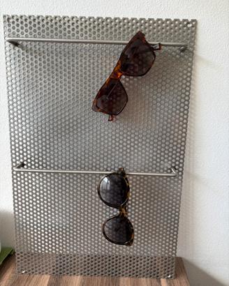 Portaocchiali da appendere acciaio inox