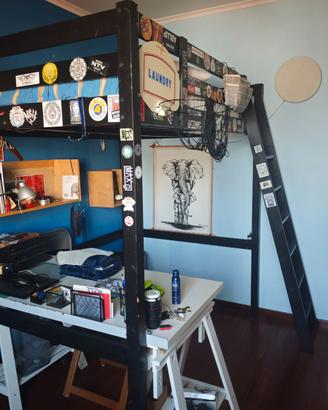 Stora ikea letto soppalco
