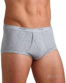 2 PZ SLIP UOMO SLOGGI MAXI BASIC COTONE ELASTICO