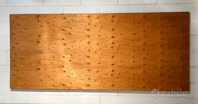 Due piani tavolo in legno massello cm 200 x 100