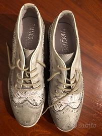 Scarpe bimba marca bianco antico made in italy