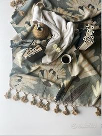 Tappeto floreale salotto