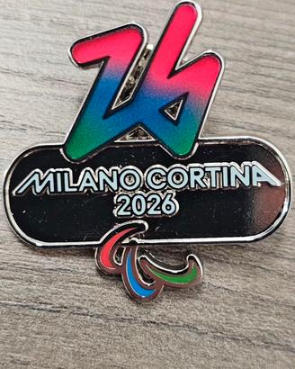 Spilla Paralimpiadi 2026 Milano Cortina