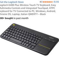 Tastiera Logitech K400 2in1 Bluetooth