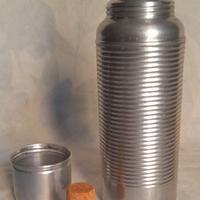 Thermos anni '60 in Alluminio e Vetro di Standard