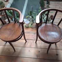 Set 2 sedie - seggiolone antiche