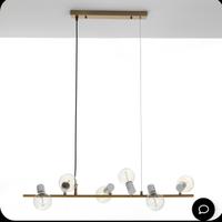 Lampadario in metallo,luci direzionabili,Tomasucci